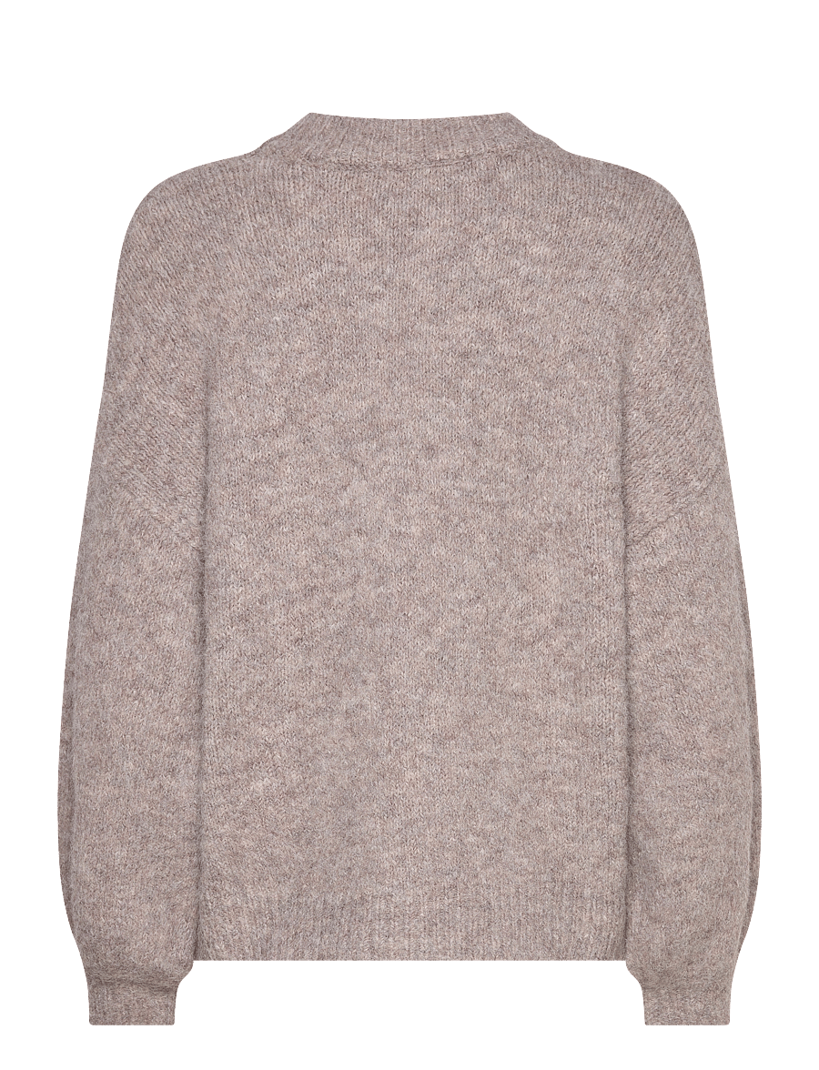 A-View - Patrisia solid knit pullover - pullover - brown - 1