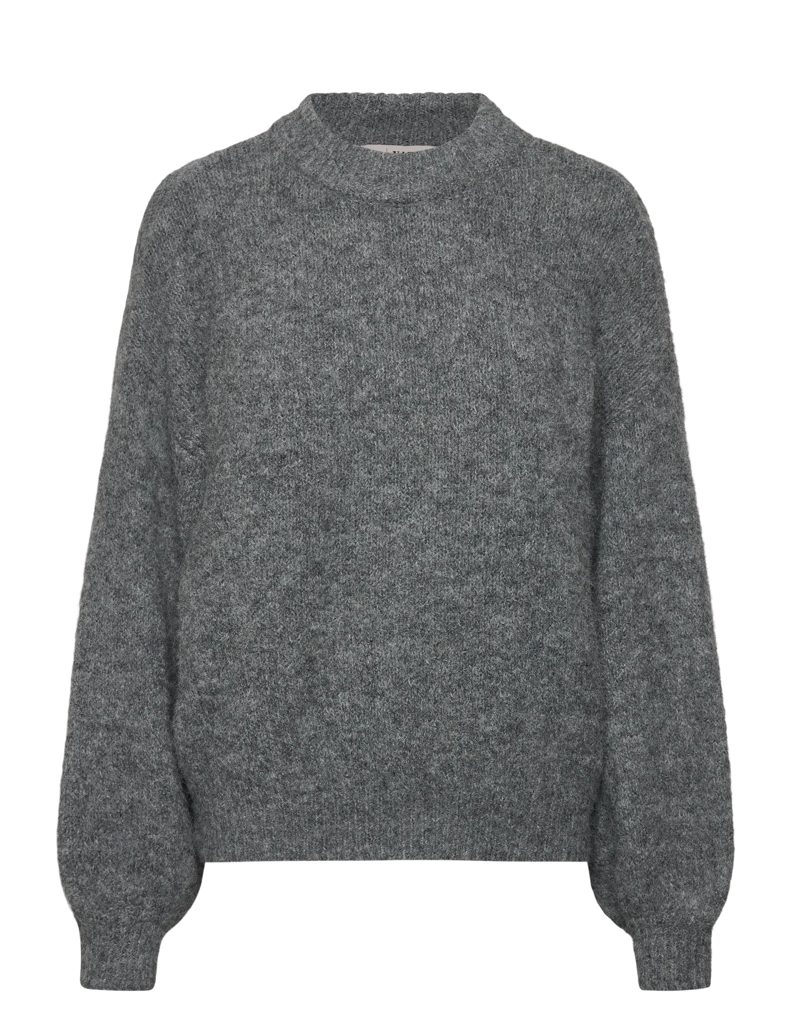 A-View Patrisia solid knit pullover - Kolleksjoner - MEDIUM GREY MELANGE / grey