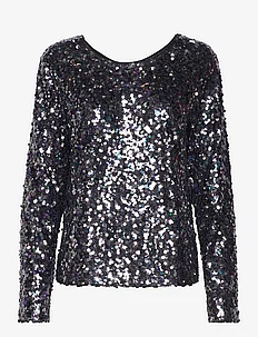 Sequin blouse, A-View