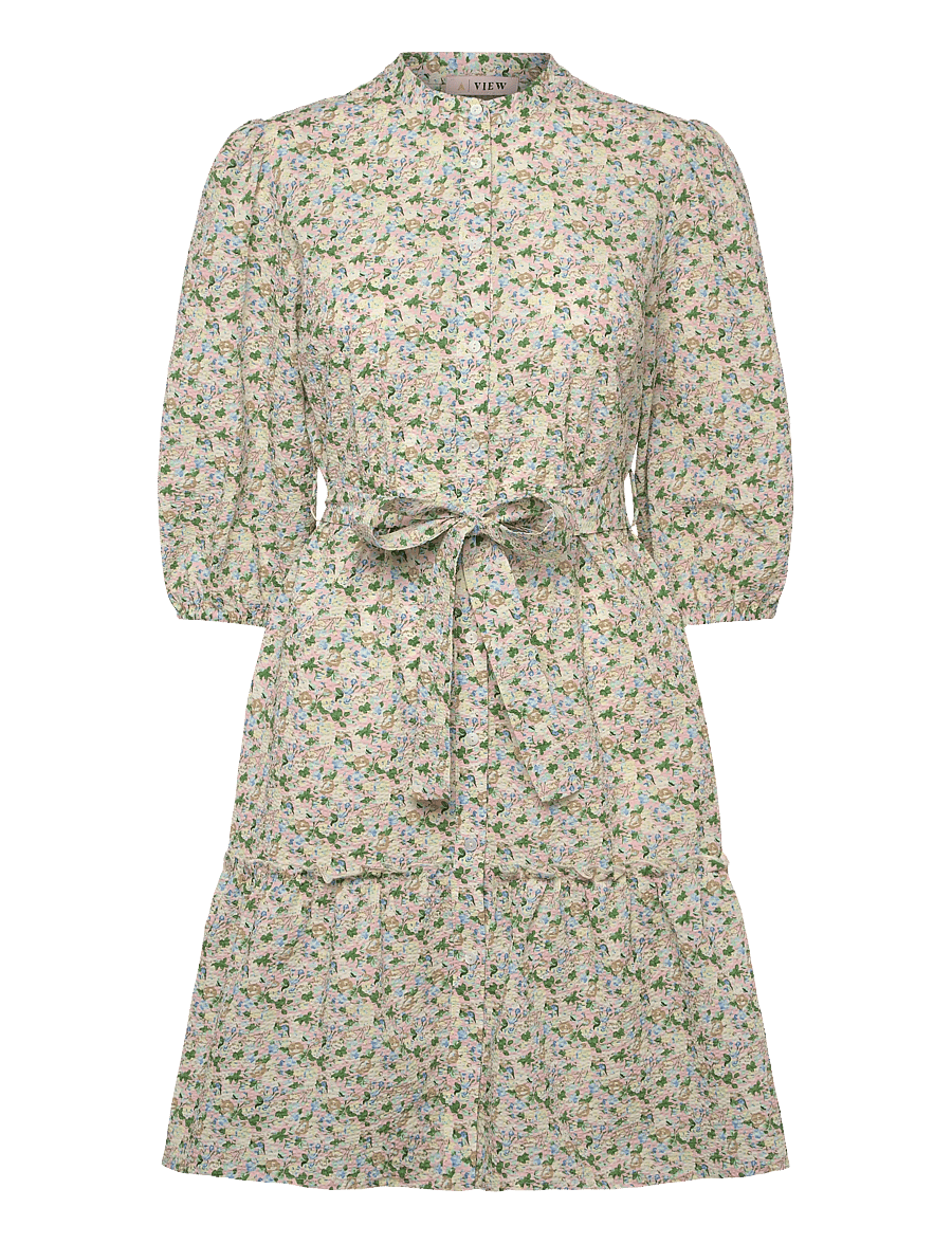 A-View - Kate dress - skjortklänningar - rose/blue - 0
