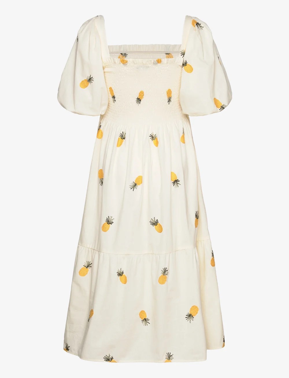 A-View - Cheri fruit dress - zomerjurken - sand/yellow - 1