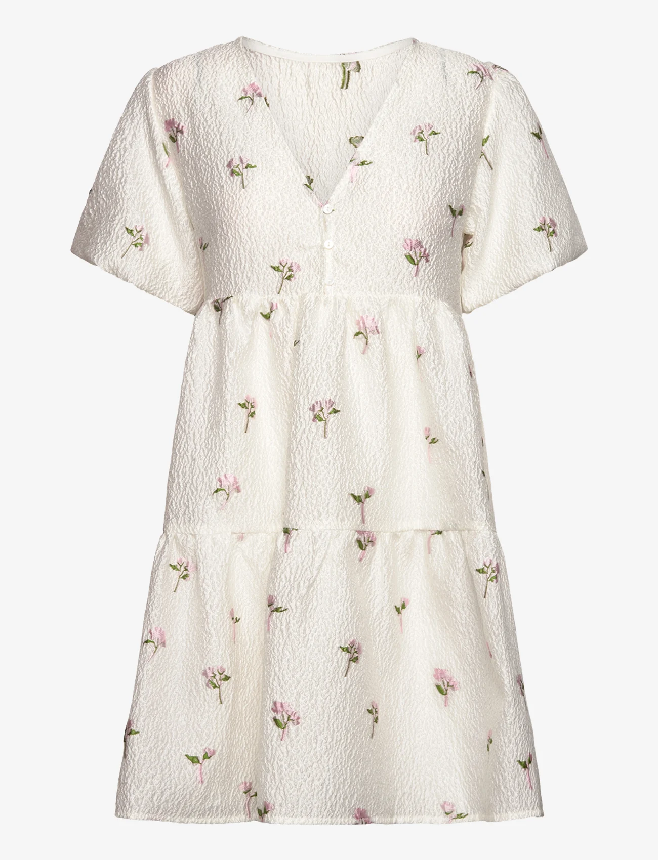 A-View - Selino dress - summer dresses - white/pink - 0