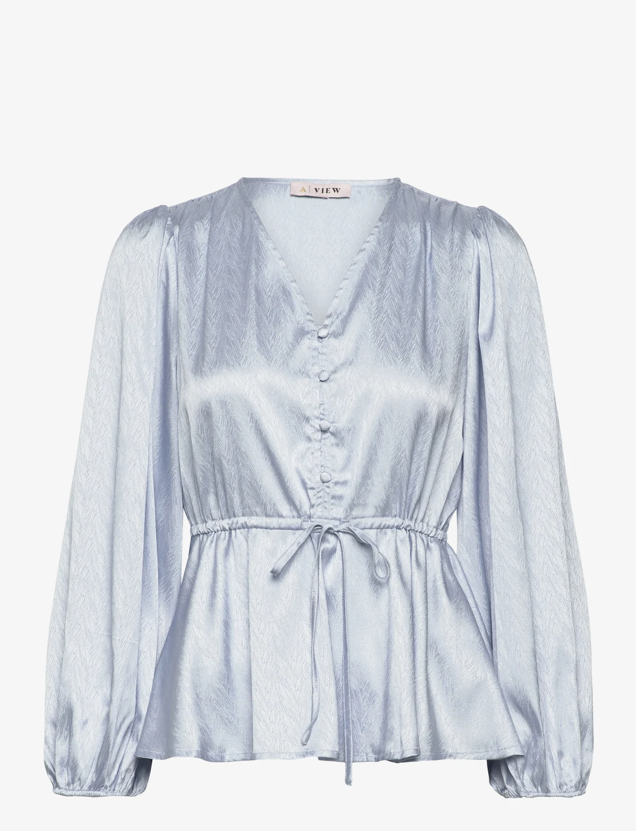A-View - Luna blouse - langärmlige blusen - light blue - 0