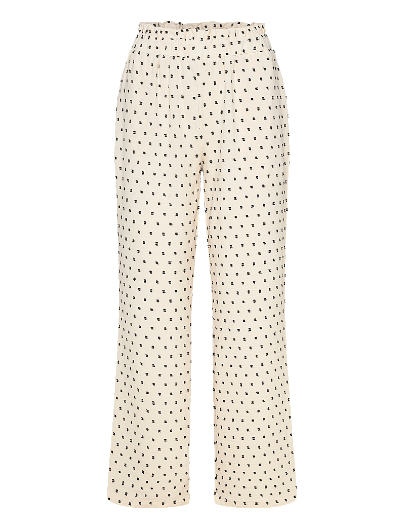 A-View - Sif pants - raka byxor - 016 cream - 0