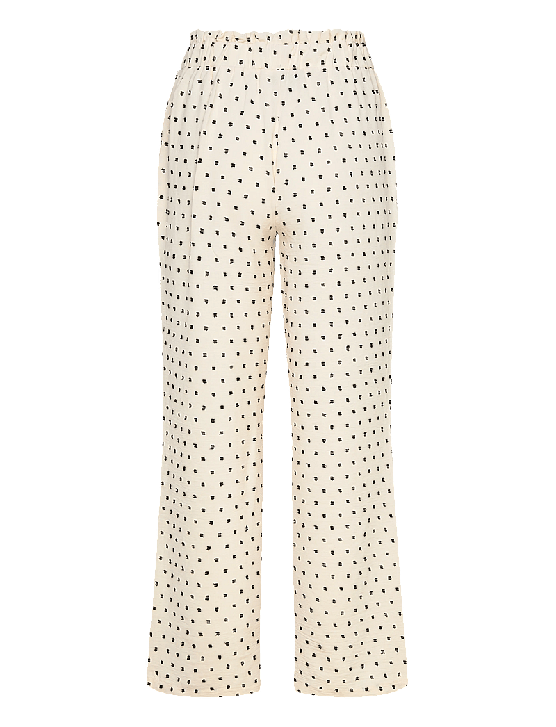 A-View - Sif pants - raka byxor - 016 cream - 1