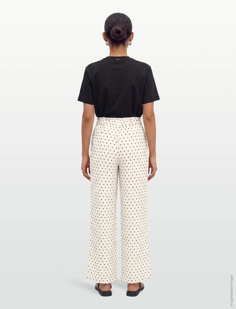 A-View - Sif pants - bukser med lige ben - 016 cream - 4