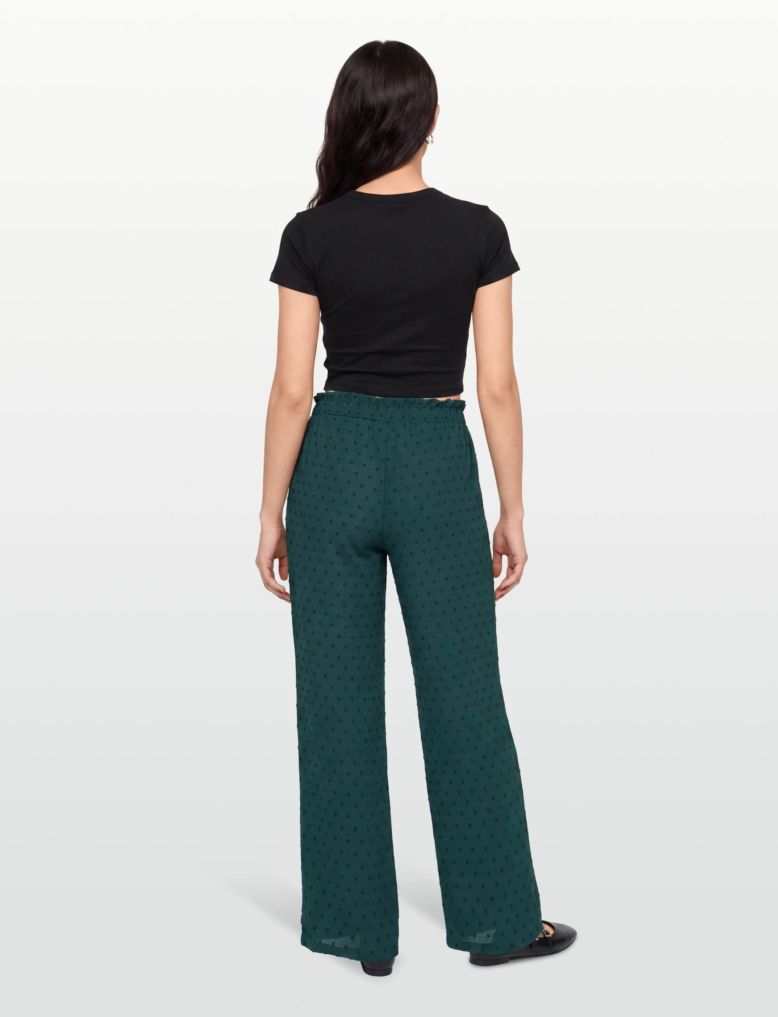 A-View - Sif pants - bukser med lige ben - 858 dark green - 4