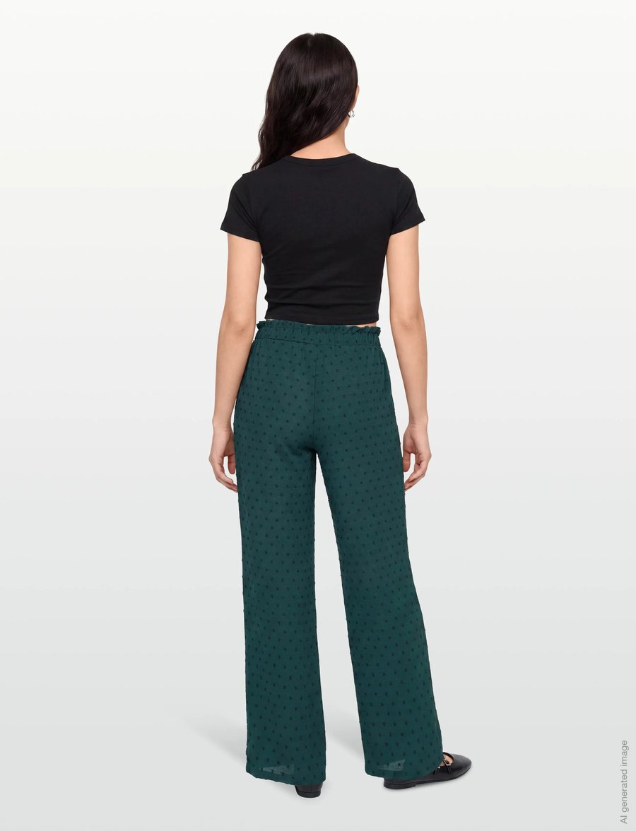 A-View - Sif pants - hose mit geradem bein - 858 dark green - 4
