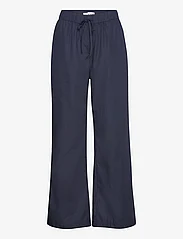 A-View - Brenda solid pants - leveälahkeiset housut - navy - 0
