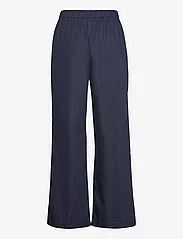 A-View - Brenda solid pants - plačios kelnės - navy - 1