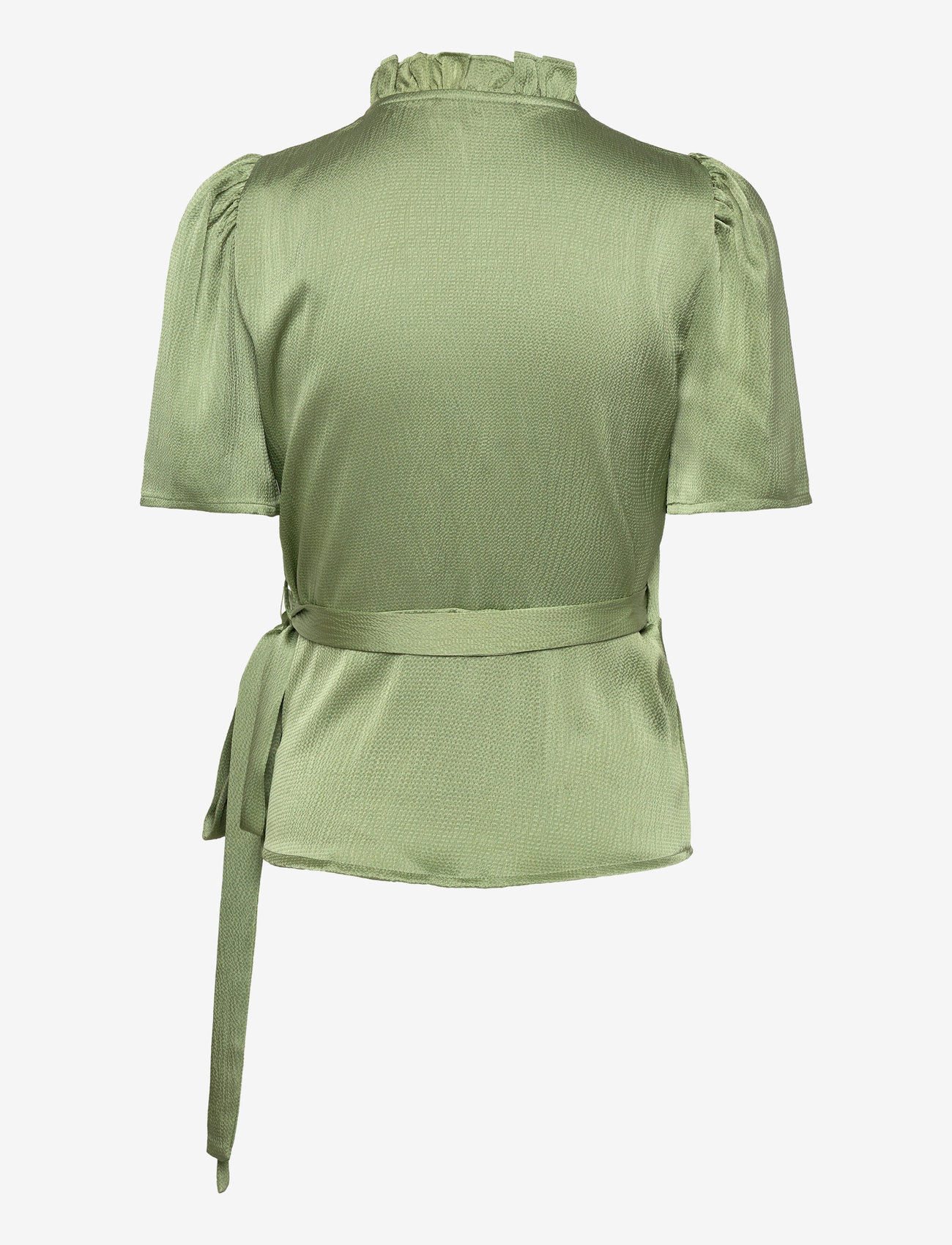 A-View - Peony blouse - short-sleeved blouses - dusty green - 1