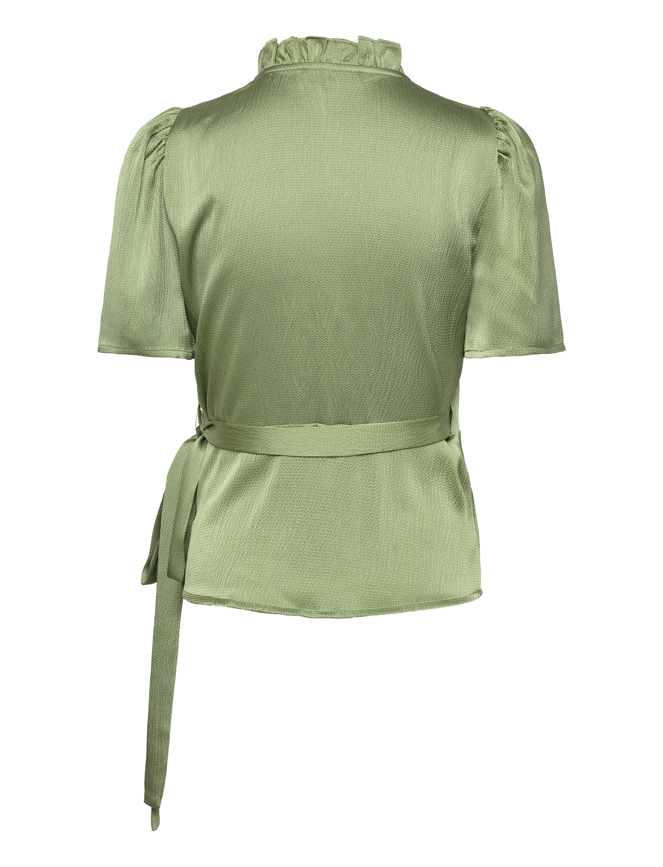 A-View - Peony blouse - kortærmede bluser - dusty green - 1