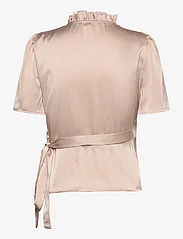 A-View - Peony blouse - short-sleeved blouses - light sand - 1