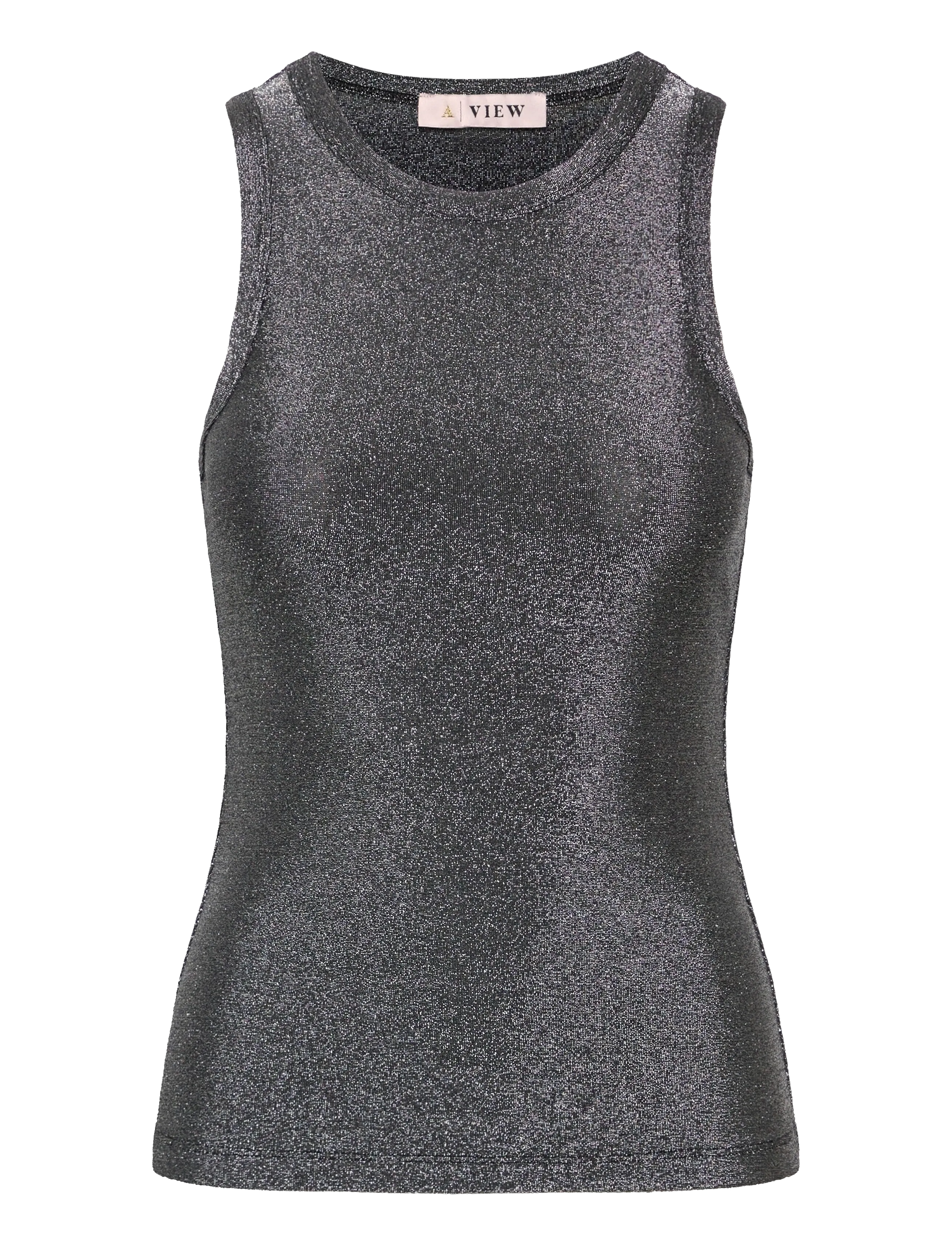 A-View Eva tank top - T-särgid ja alussärgid - 045 BLACK/SILVER / grey