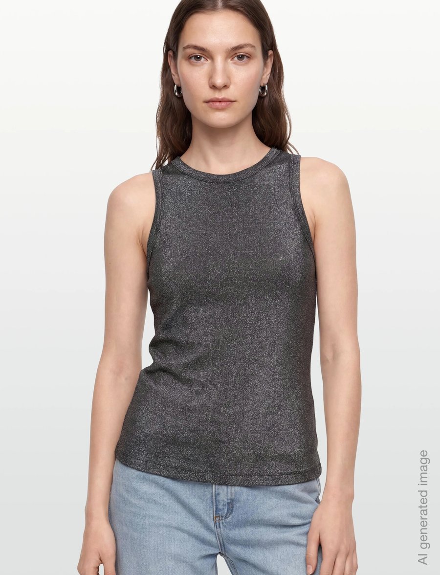 A-View - Eva tank top - tanktops - 045 black/silver - 3