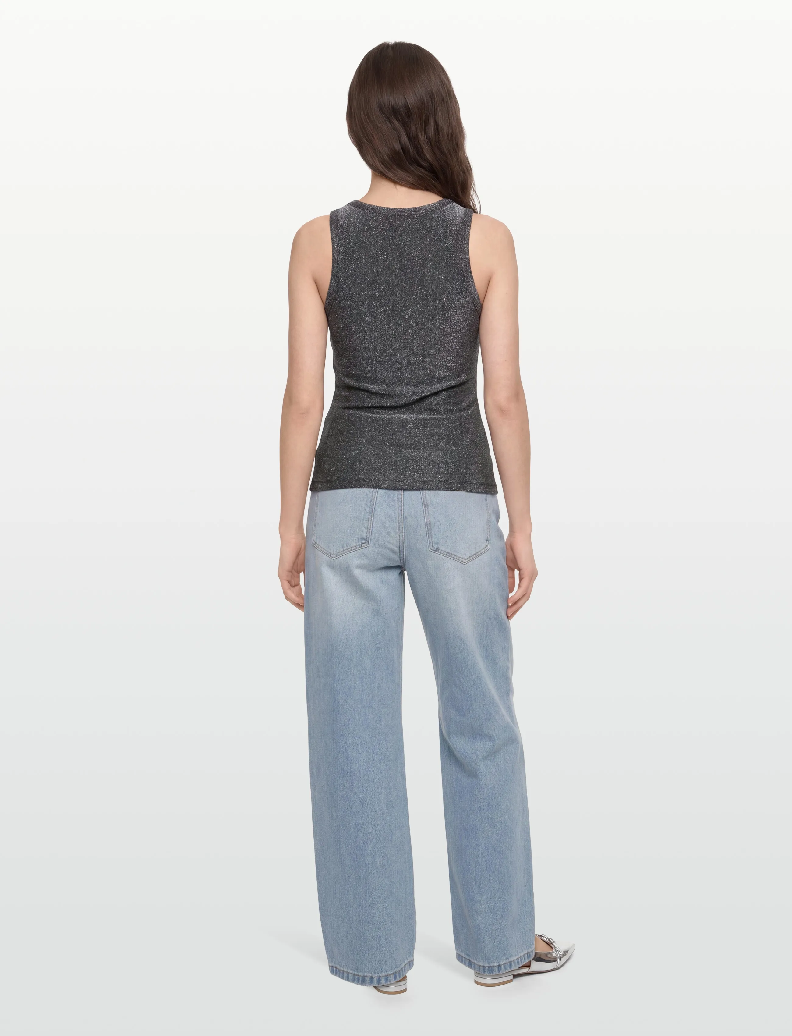 A-View - Eva tank top - die niedrigsten preise - 045 black/silver - 4