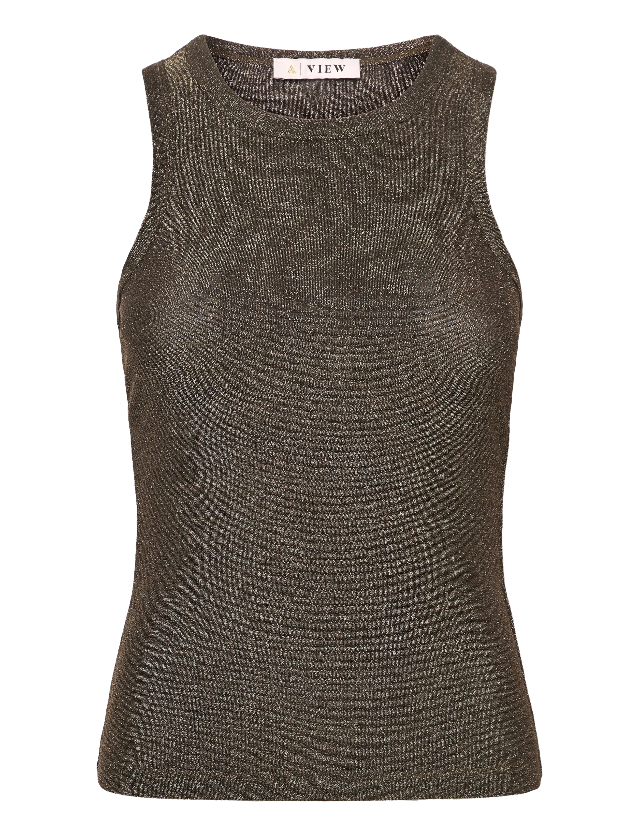 A-View Eva tank top - Tøj - 060 BLACK/GOLD / gold