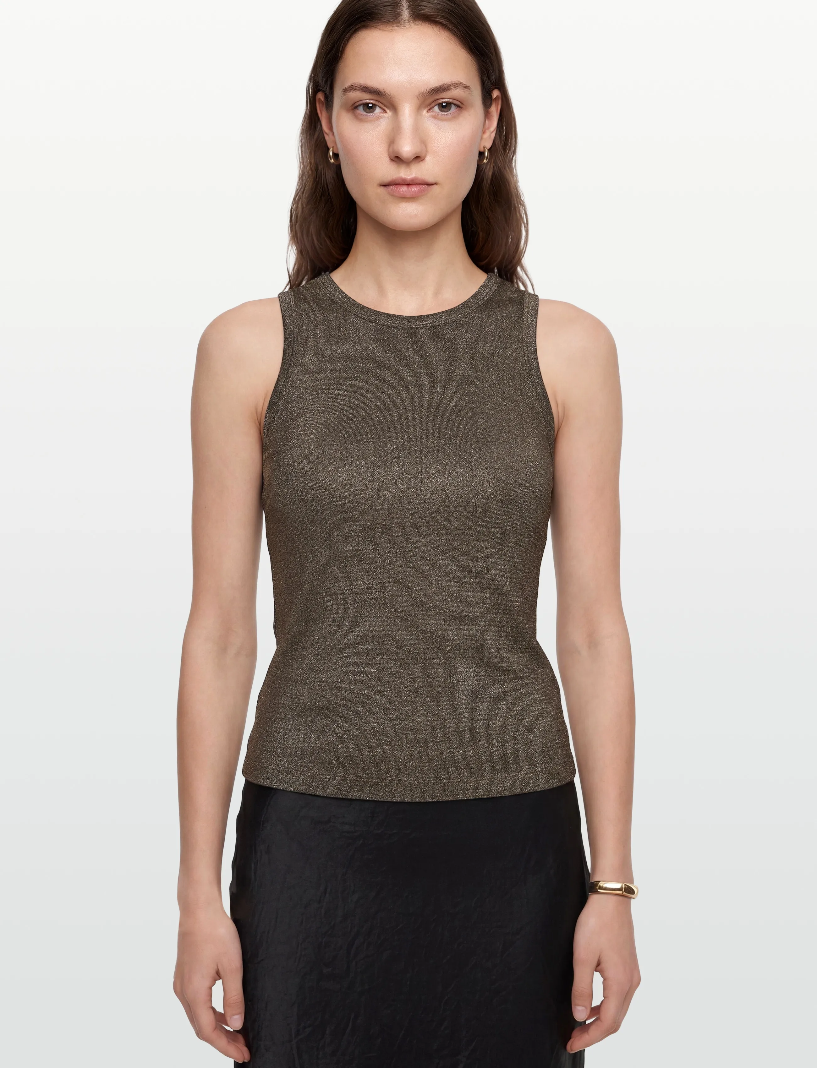 A-View - Eva tank top - die niedrigsten preise - 060 black/gold - 3