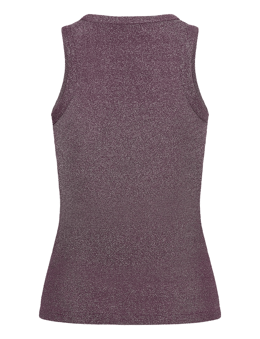 A-View - Eva tank top - Ärmellose tops - 305 plum - 1