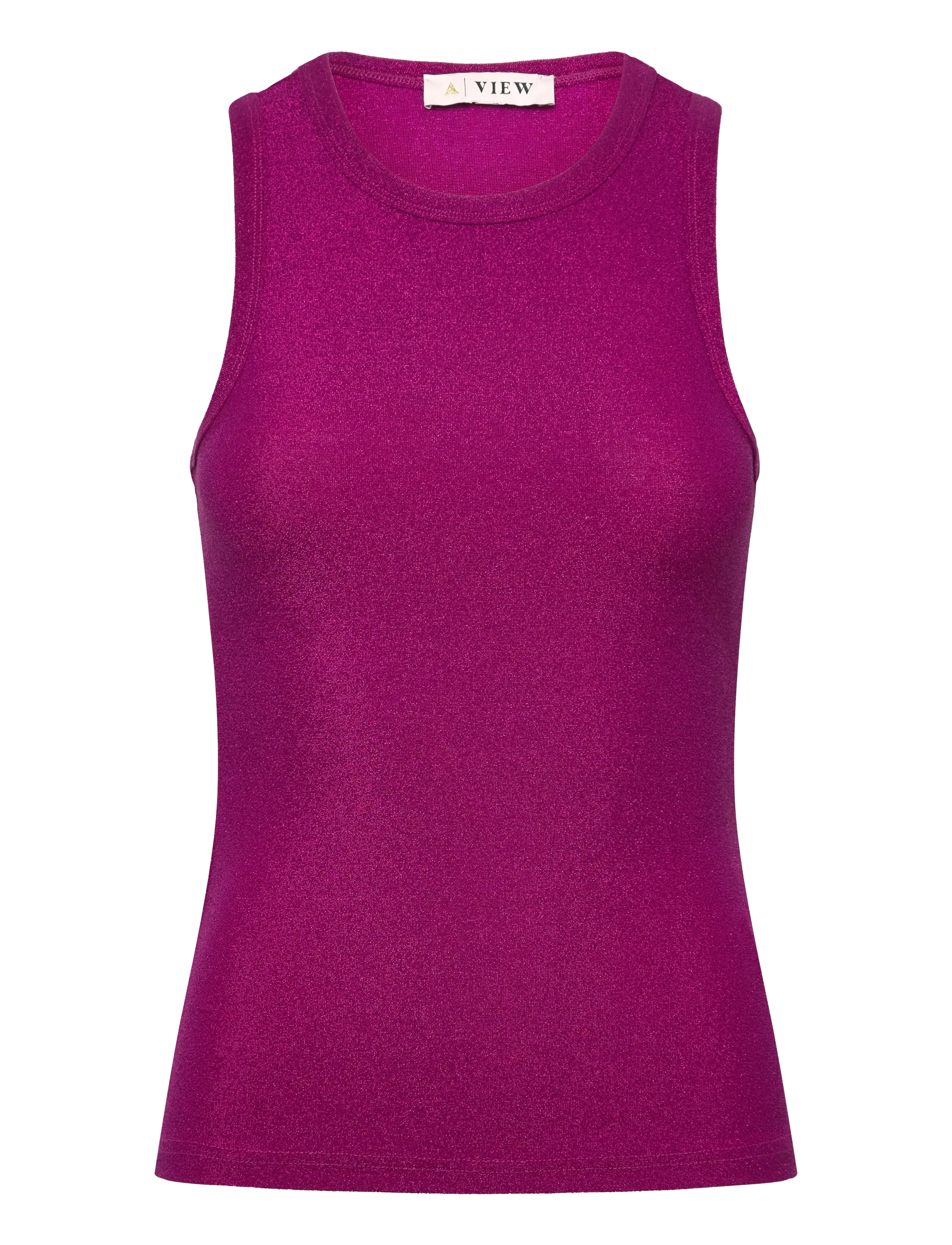 A-View Eva Tank Top, Kvinder, Glitter Tanktop, Pink, Str: 36