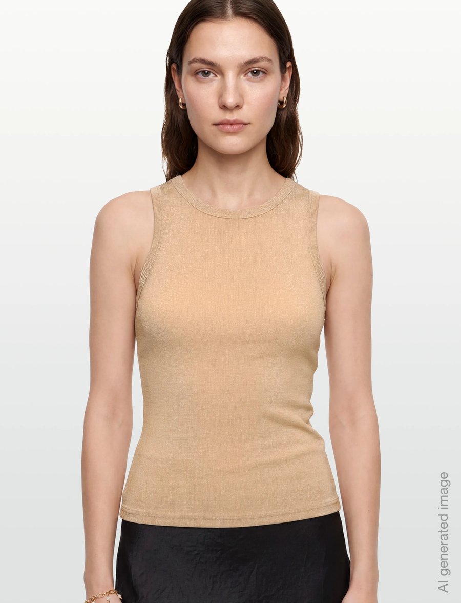 A-View - Eva tank top - Ärmellose tops - light yellow - 3
