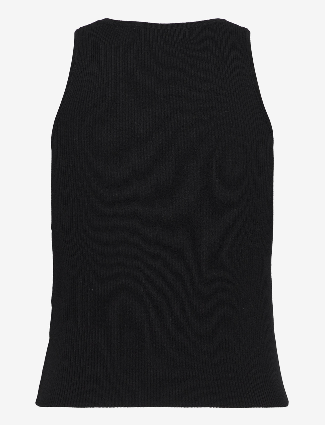 A-View - Rib knit tank top - tanktops - black - 1