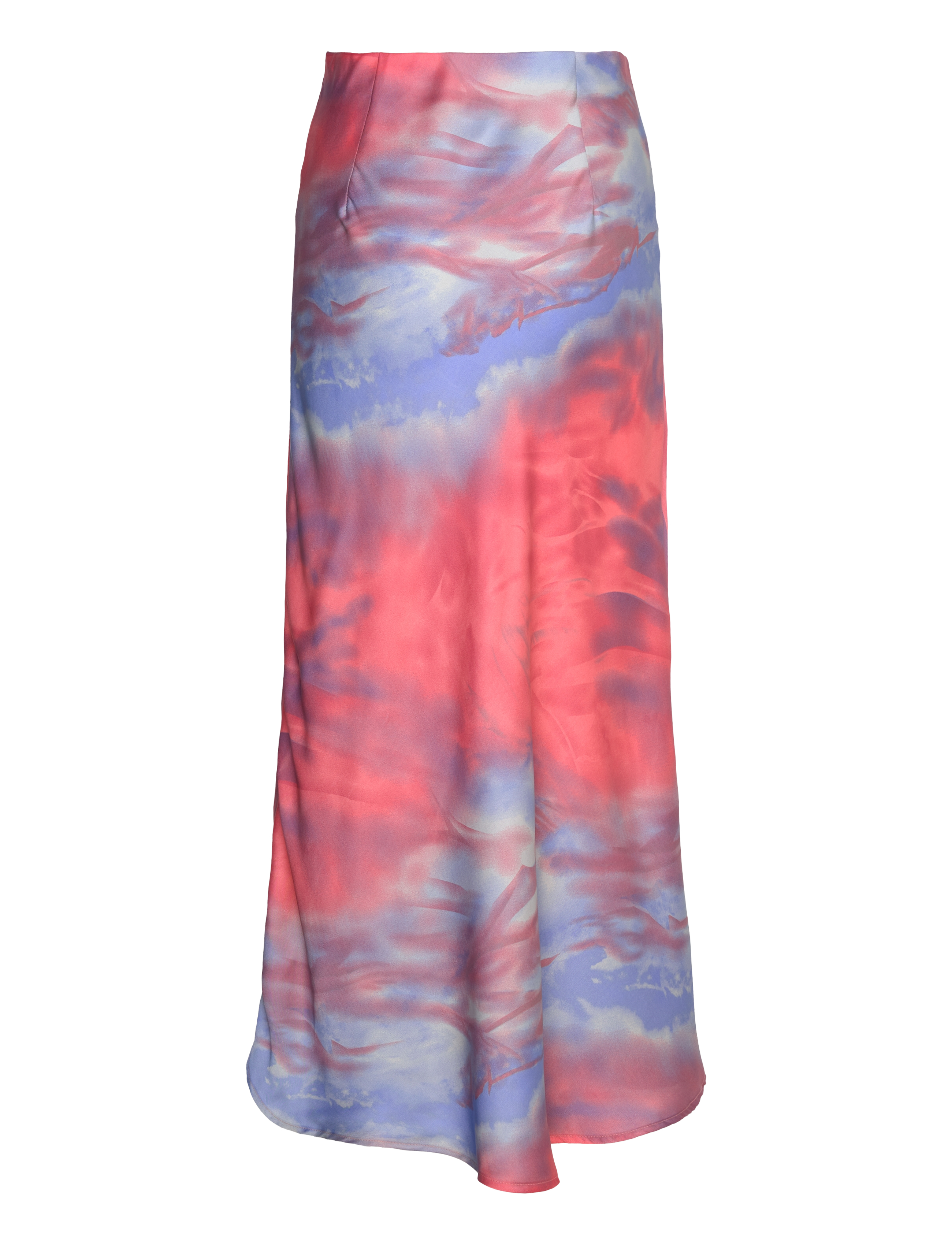A-View - Carry skirt - satinkjolar - coral/blue - 1