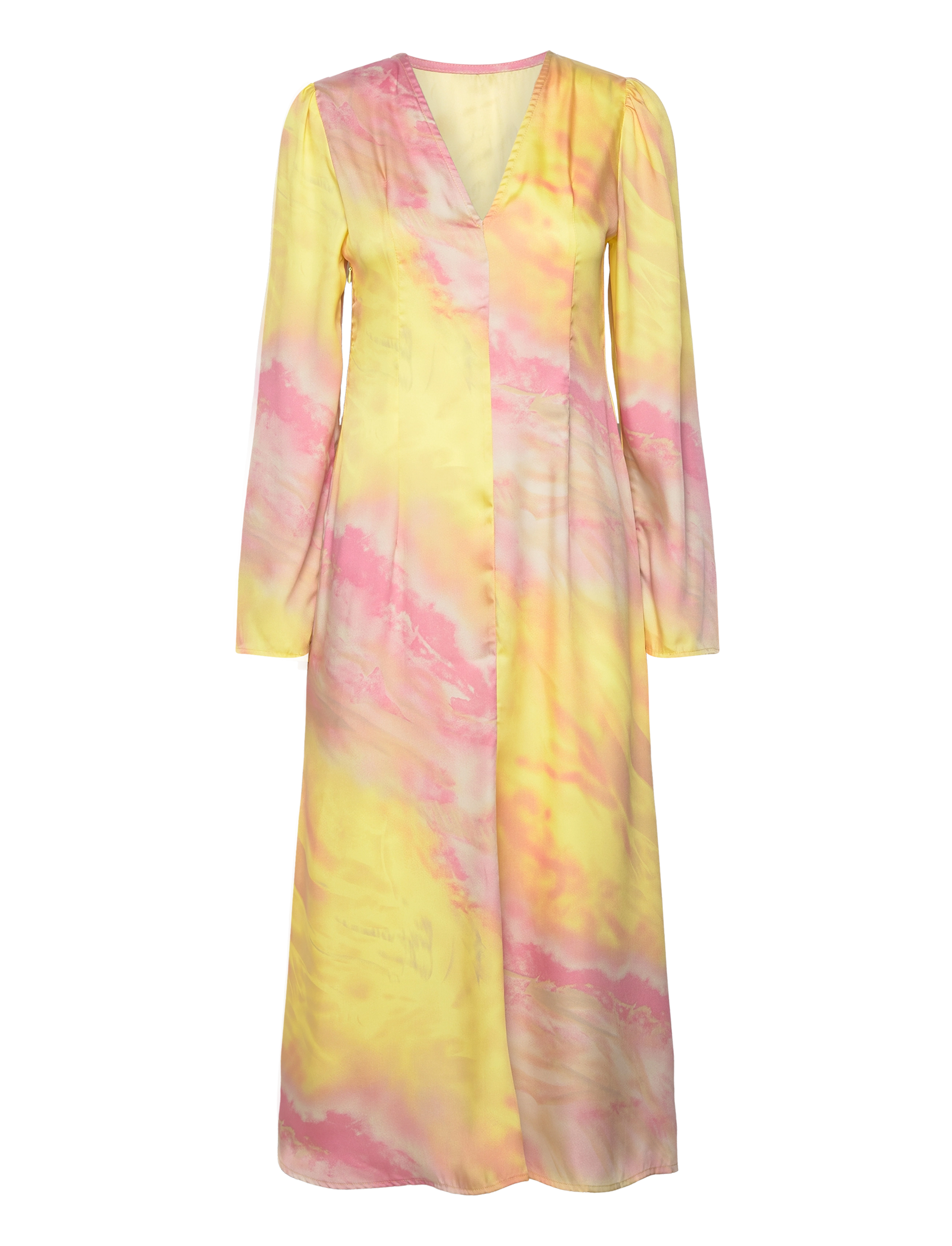 A-View Carina dress - Klänningar - YELLOW/ROSE / yellow
