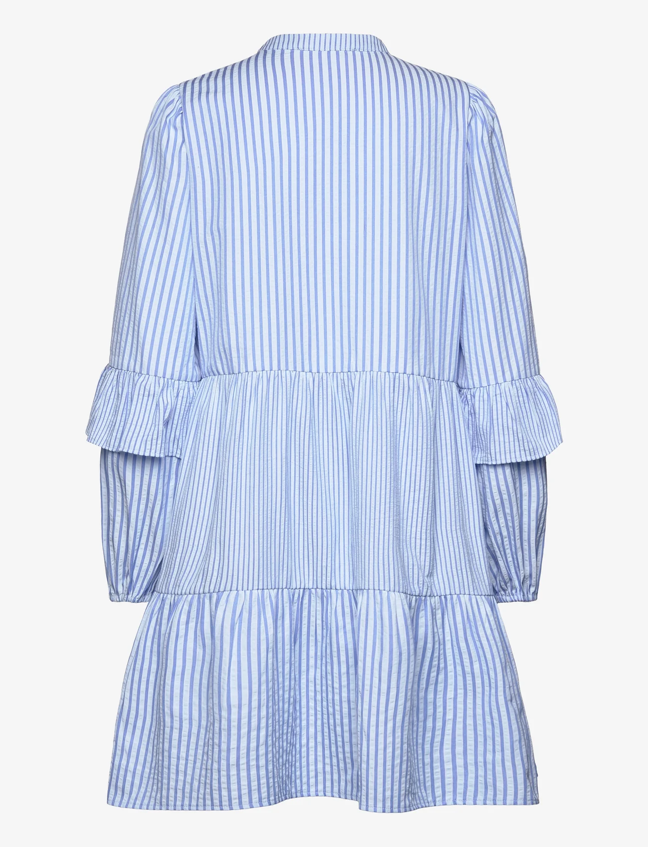 A-View - Karin dress - skjortekjoler - blue/white stribe - 1