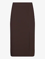 A-View - Annali midi skirt - pieštuko formos sijonai - dark brown - 0