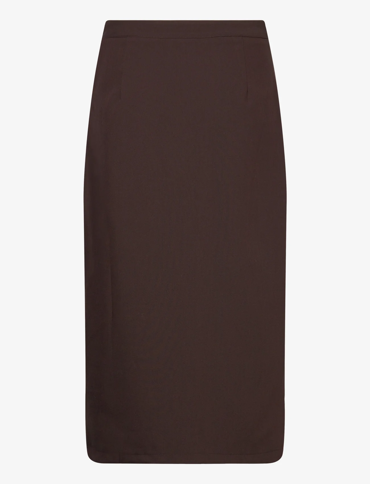A-View - Annali midi skirt - pencil skirts - dark brown - 1