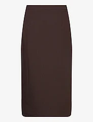A-View - Annali midi skirt - kokerrokken - dark brown - 1