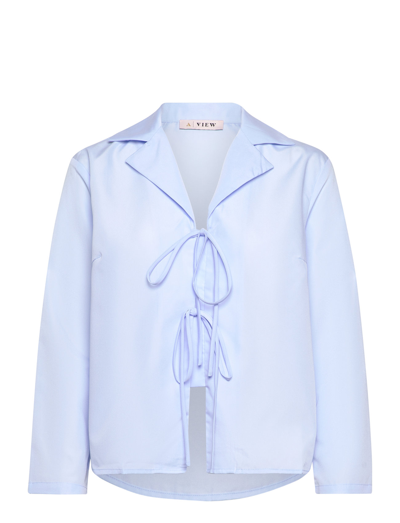 A-View - Marley Blouse - langärmlige hemden - light blue - 0
