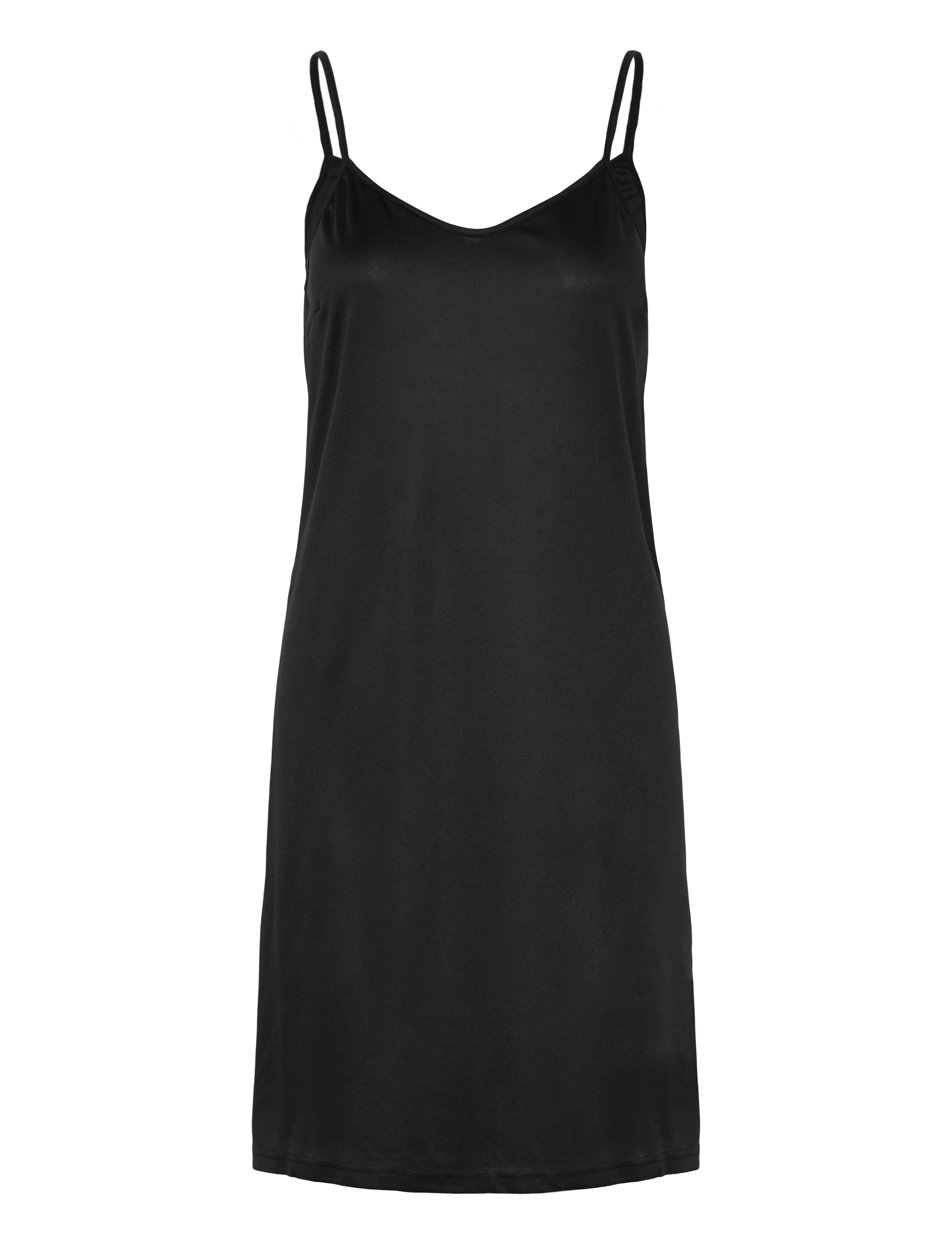 A-View Slip dress - Klänningar - BLACK / black
