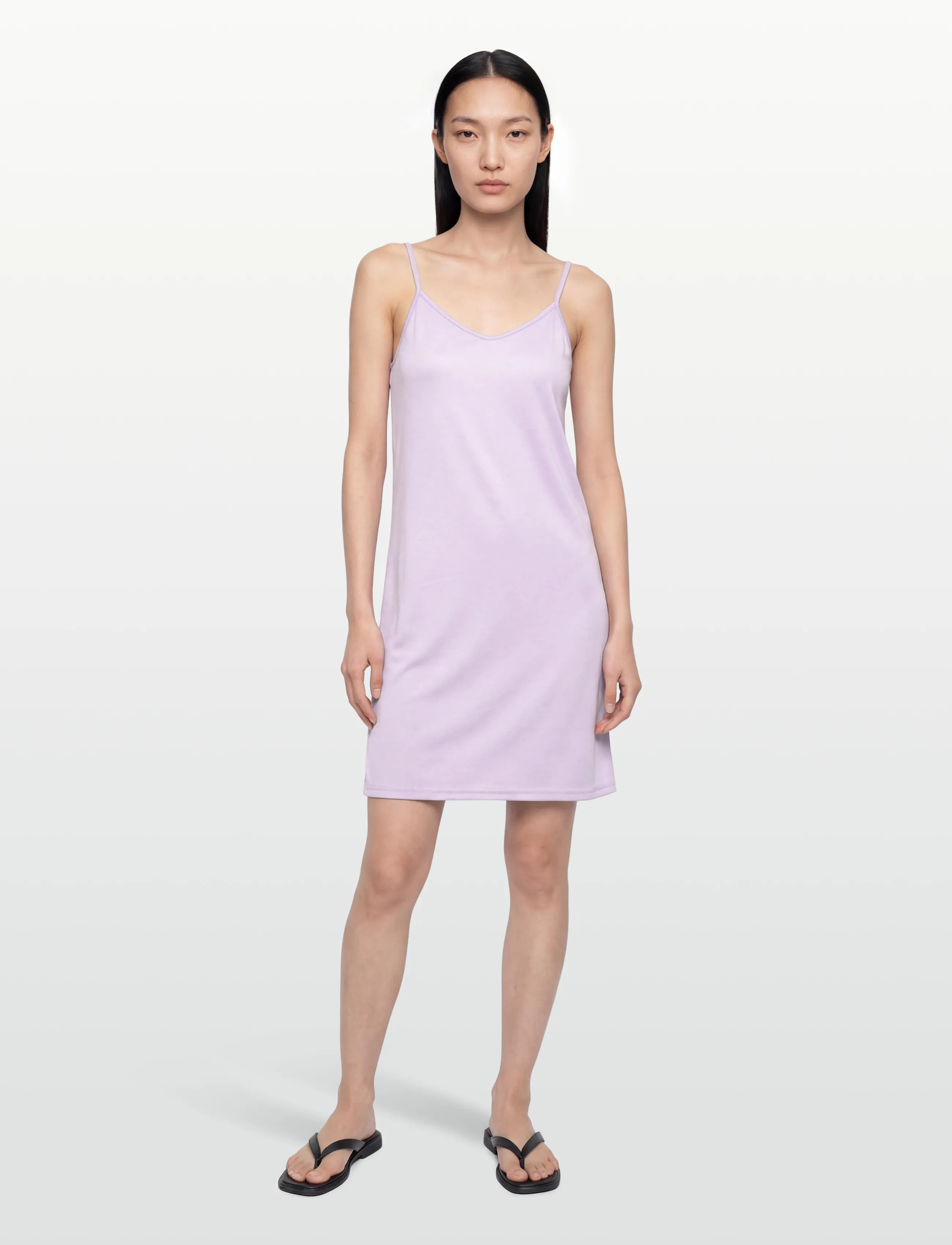 A-View Slip Dress, 36, Dresses, Lila - Short Frauen