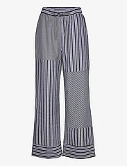 A-View - Mckenna Pants - wide leg trousers - blue/white stribe - 0