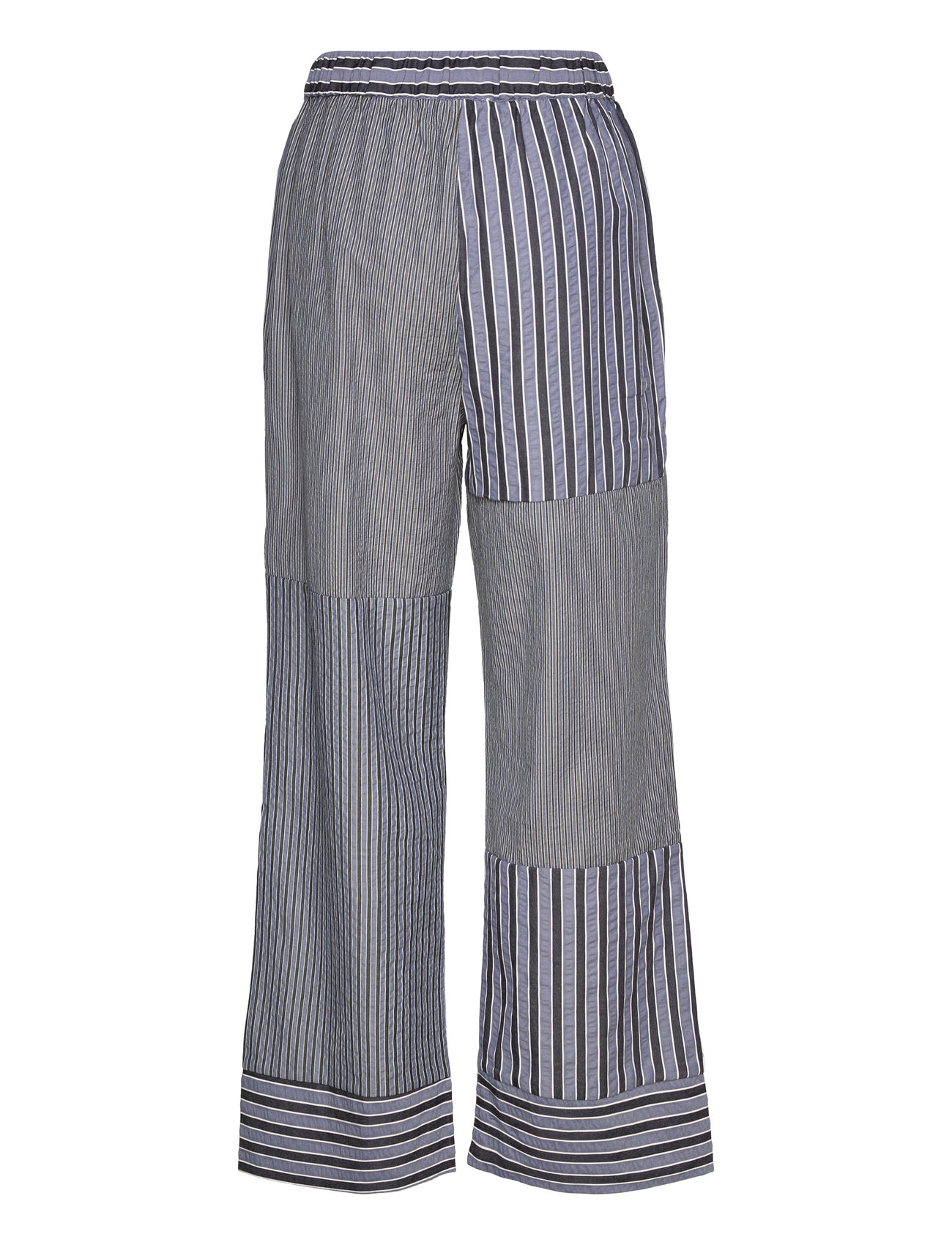 A-View - Mckenna Pants - laia säärega püksid - blue/white stribe - 1