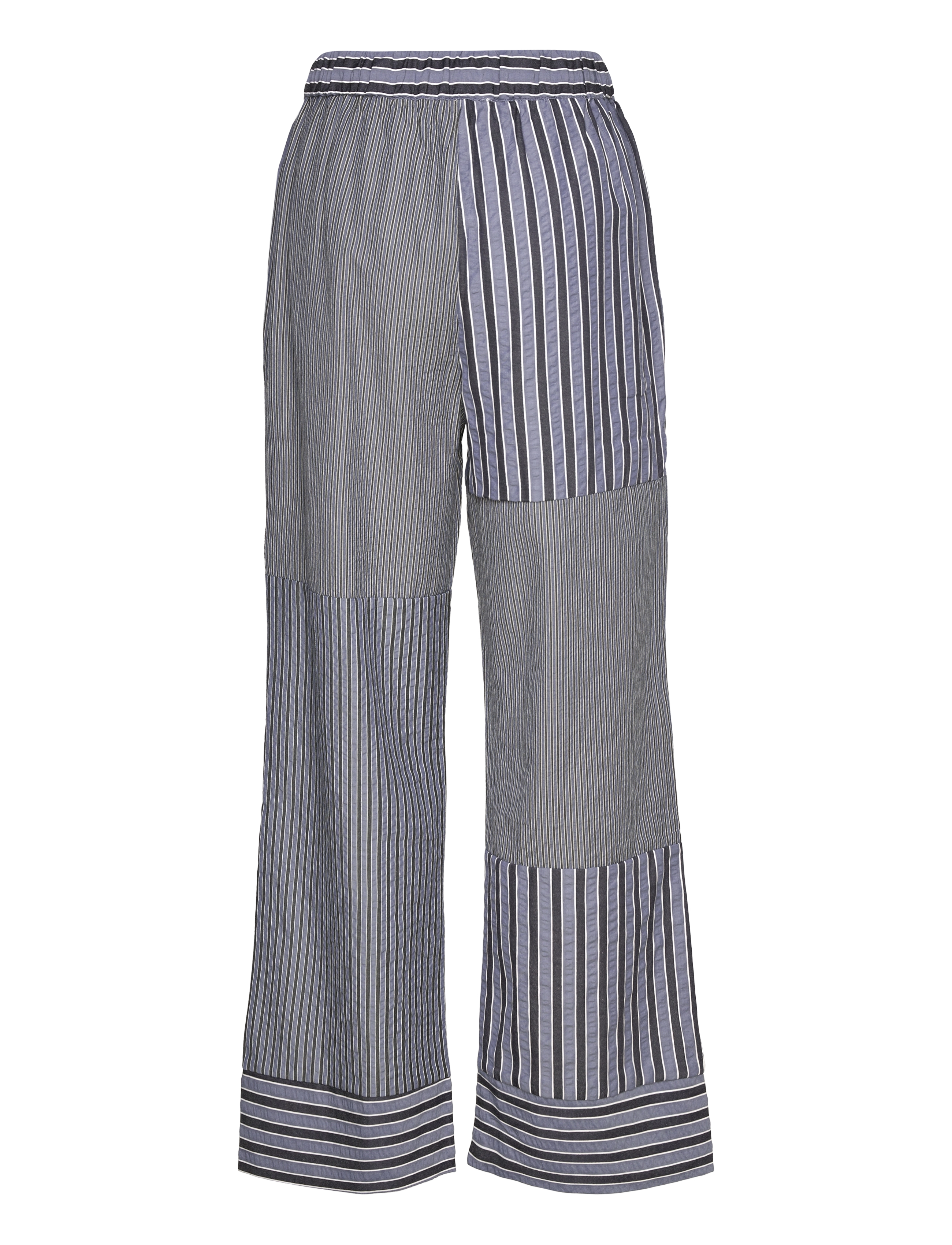 A-View - Mckenna Pants - hosen mit weitem bein - blue/white stribe - 1