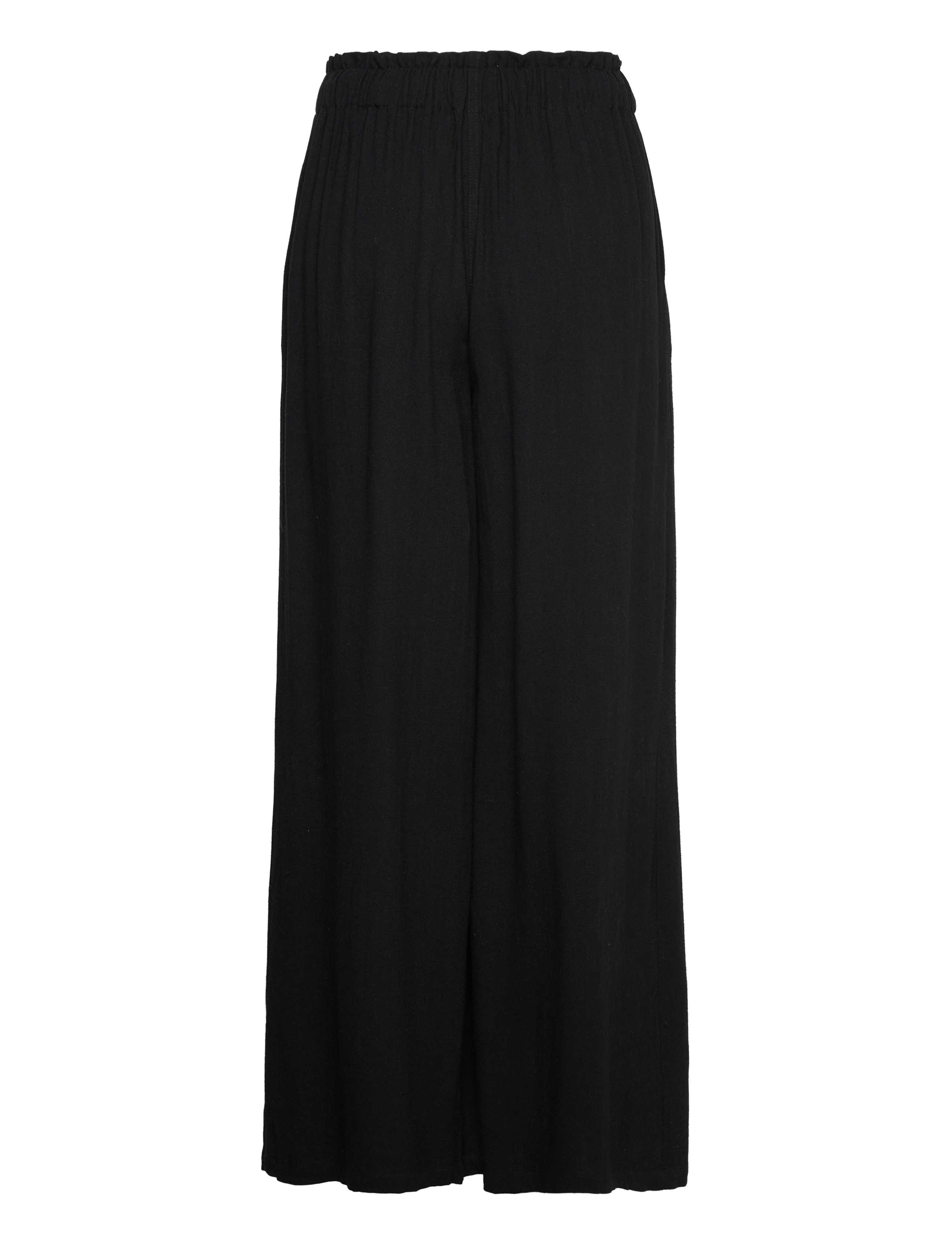 A-View - Lerke new pants - hosen mit weitem bein - black - 1