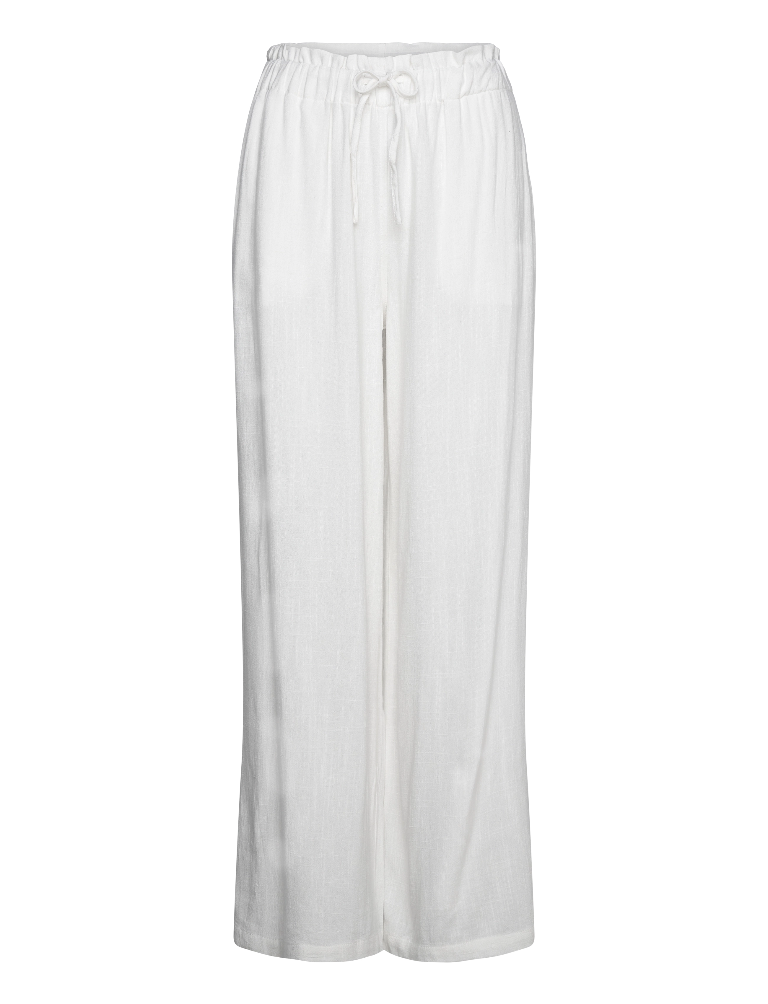 A-View Lerke New Pants, 40, White, Bukser > Brede Ben, Dame