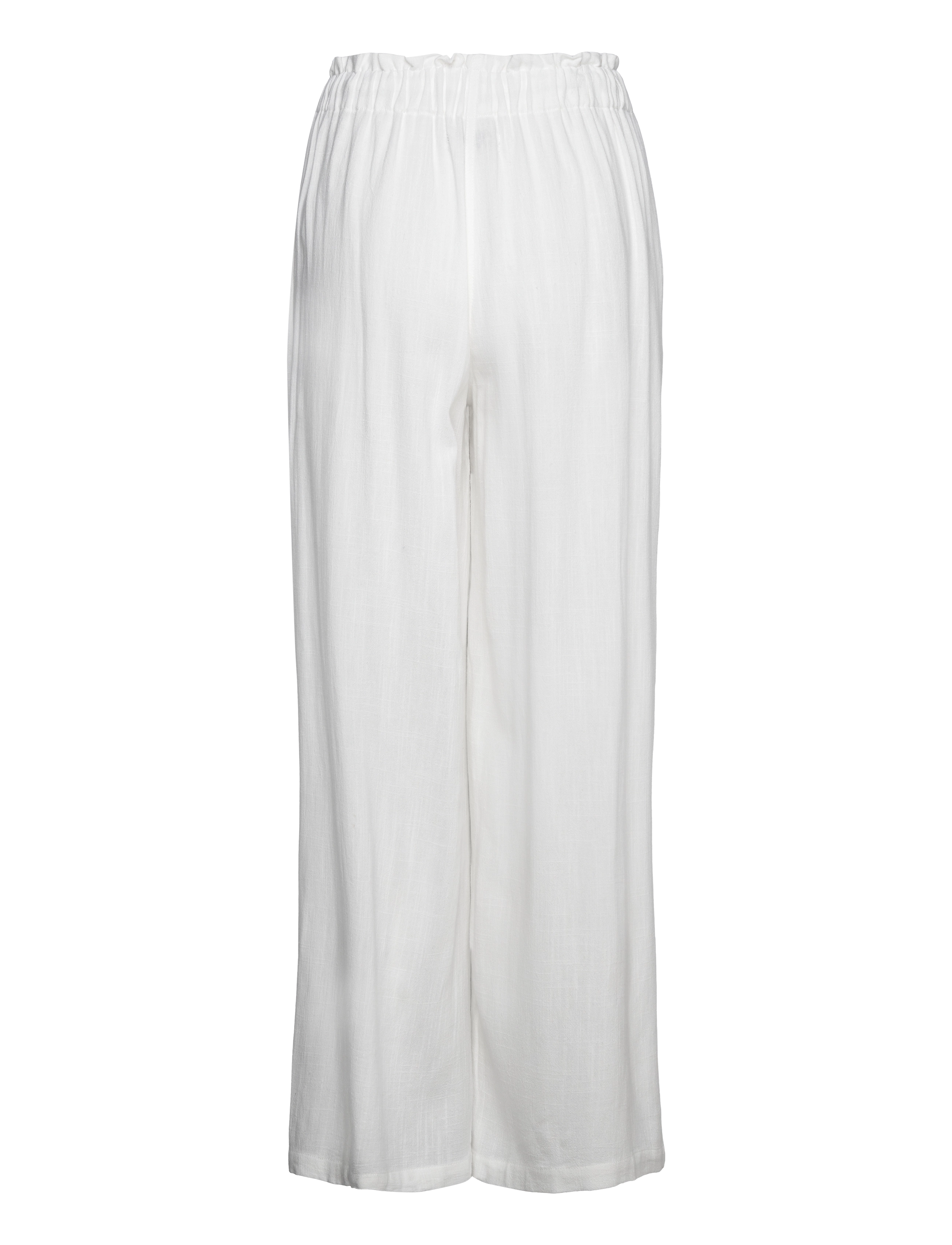 A-View - Lerke new pants - leinenhosen - white - 1