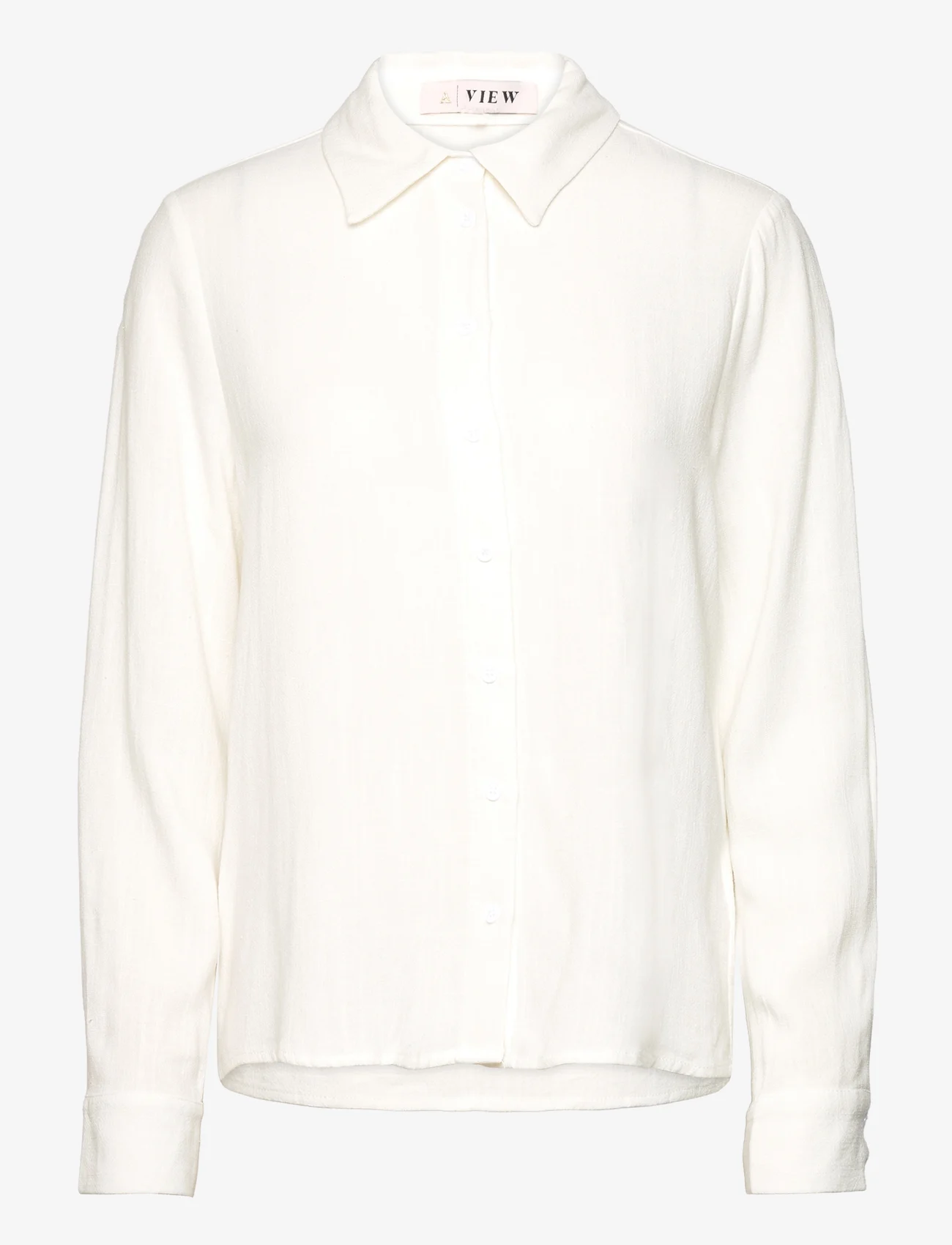 A-View - Lerke shirt - linen shirts - white - 0