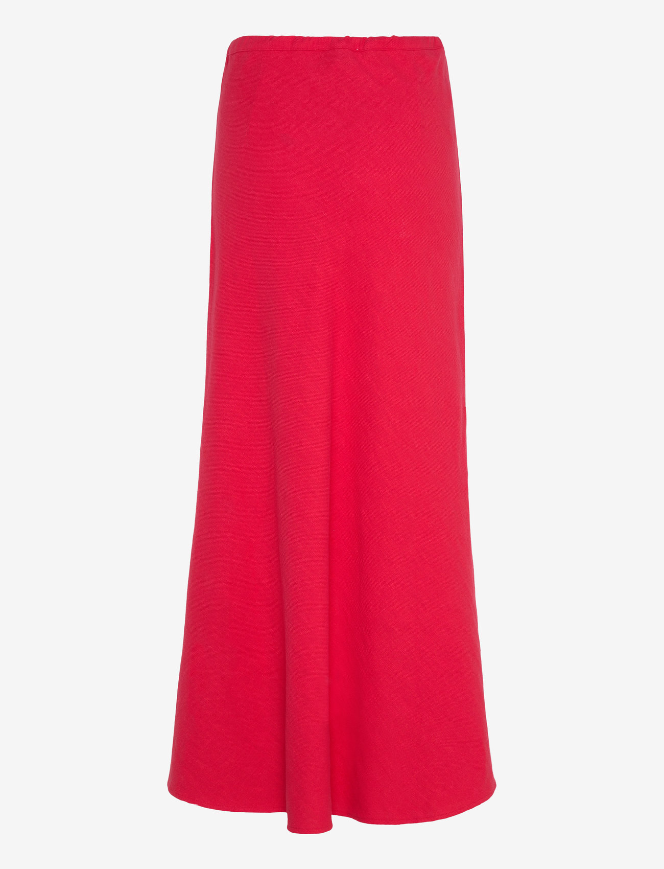 A-View - Linen maxi skirt - maxi nederdele - red - 1