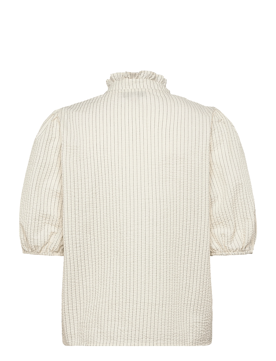 A-View - Tiffany short sleeve stripe shirt - lühikeste varrukatega särgid - off white/black stripe - 2