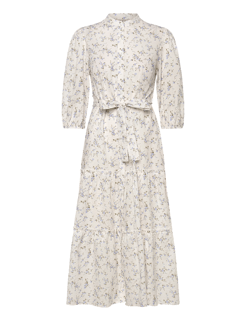 A-View - Kate long dress - sommarklänningar - 178 off white/blue - 0