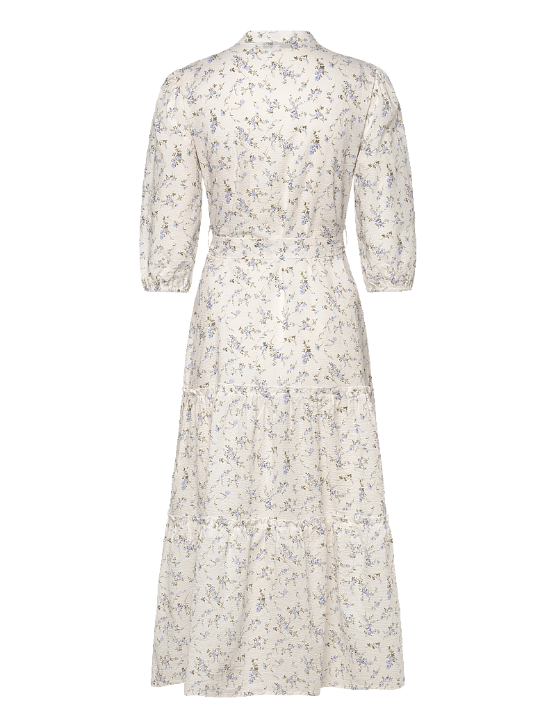 A-View - Kate long dress - sommarklänningar - 178 off white/blue - 1