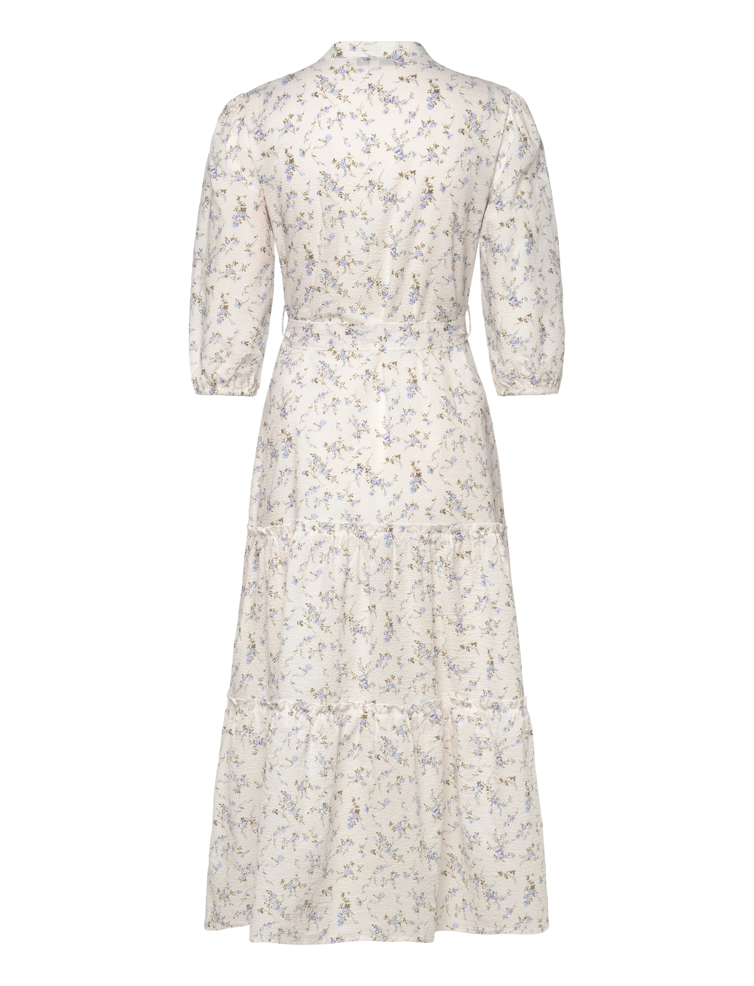 A-View - Kate long dress - sommarklänningar - 178 off white/blue - 2