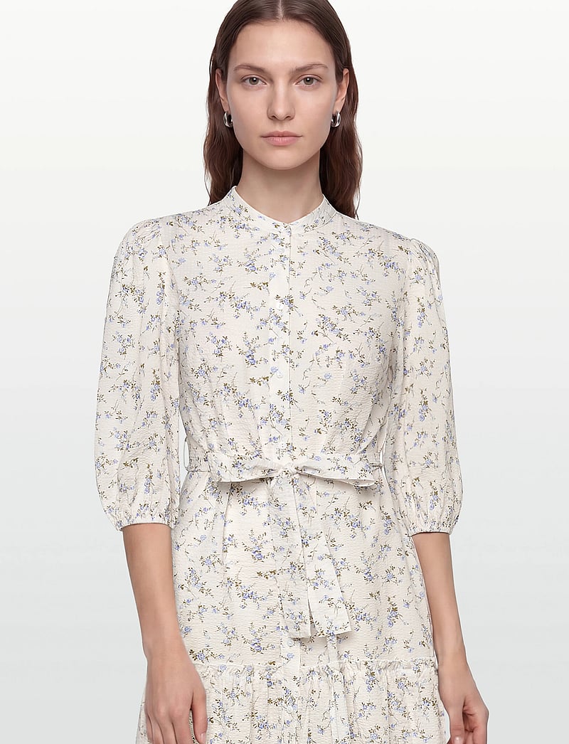 A-View - Kate long dress - sommerkleider - 178 off white/blue - 3