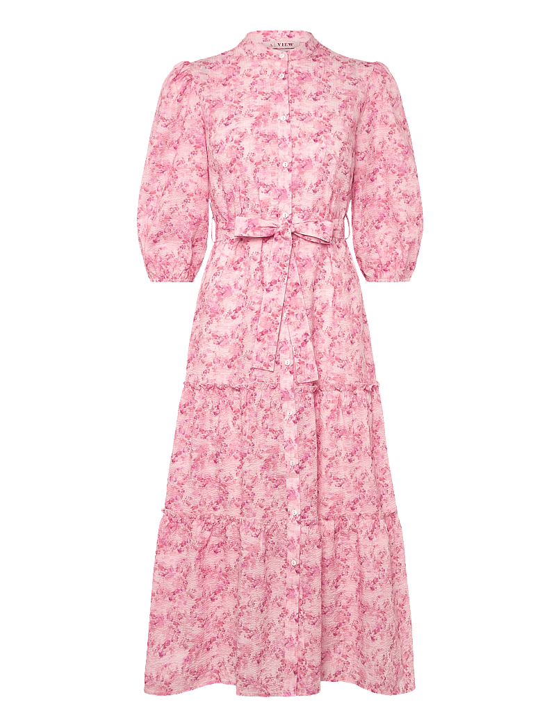 A-View - Kate long dress - sommarklänningar - 263 rose/hot pink - 0