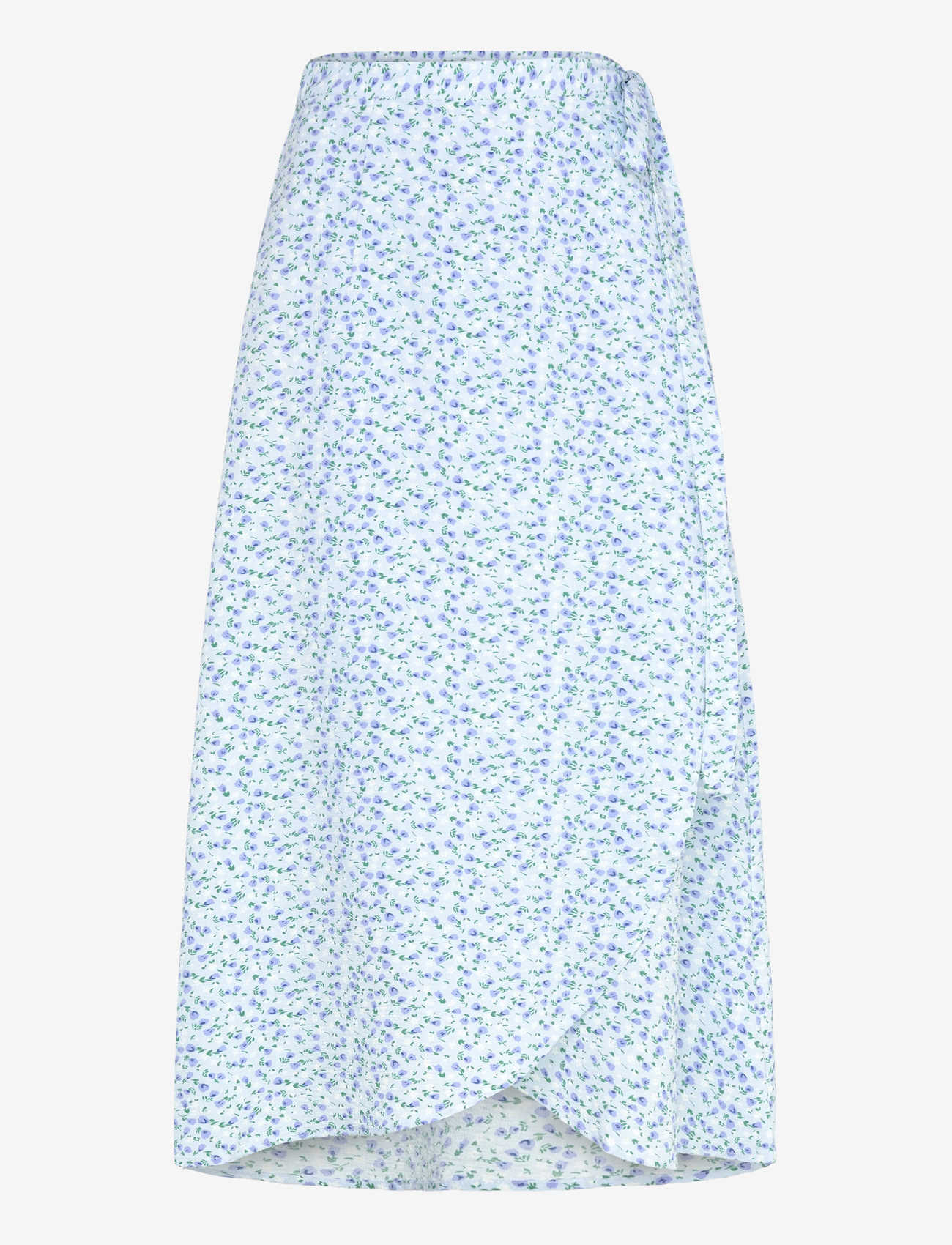 A-View - Peony wrap skirt - wickelröcke - blue/white - 0